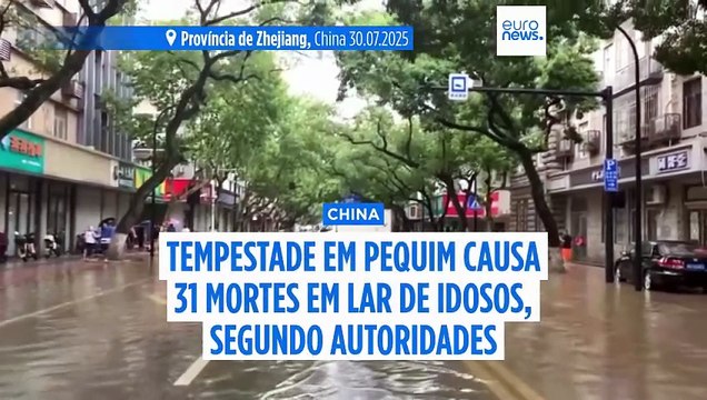 Tempestade em Pequim causa 31 mortes em lar de idosos, segundo autoridades chinesas