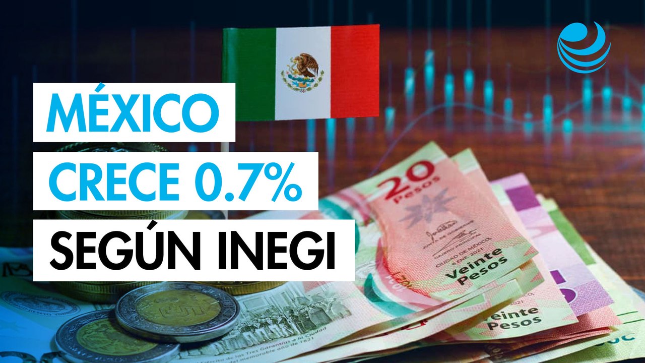 Economía mexicana crece 0.7% y evita recesión en el segundo trimestre INEGI