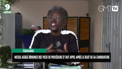 🔴 [#Déclaration] FEGAHAND : Nicole Assele dénonce des vices de procédure et fait appel après le rejet de sa candidature