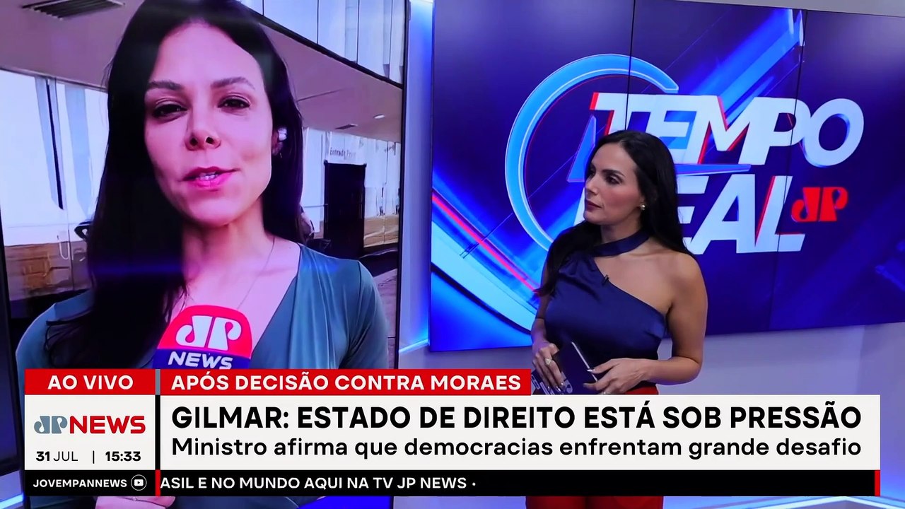 Gilmar Mendes afirma que democracias enfrentam grandes desafios | TEMPO REAL