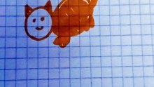 Gatto giallo disegno