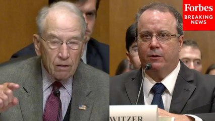 Chuck Grassley Asks Trump Nominee If The US Economy Needs To 'Decouple Completely' From China