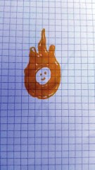 Mostro giallo disegno