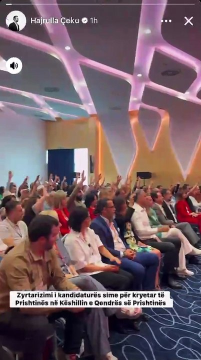 Kurti e VV e zyrtarizuan Çekun kandidat për Prishtinë, Bajqinovci që kishte ambicie i duartroket