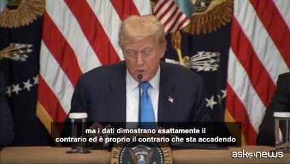 Trump: coi dazi in arrivo "l'età dell'oro" per gli Usa