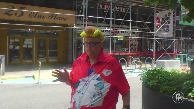 Raw Dogging at Fulton Hot Dog King in Brooklyn