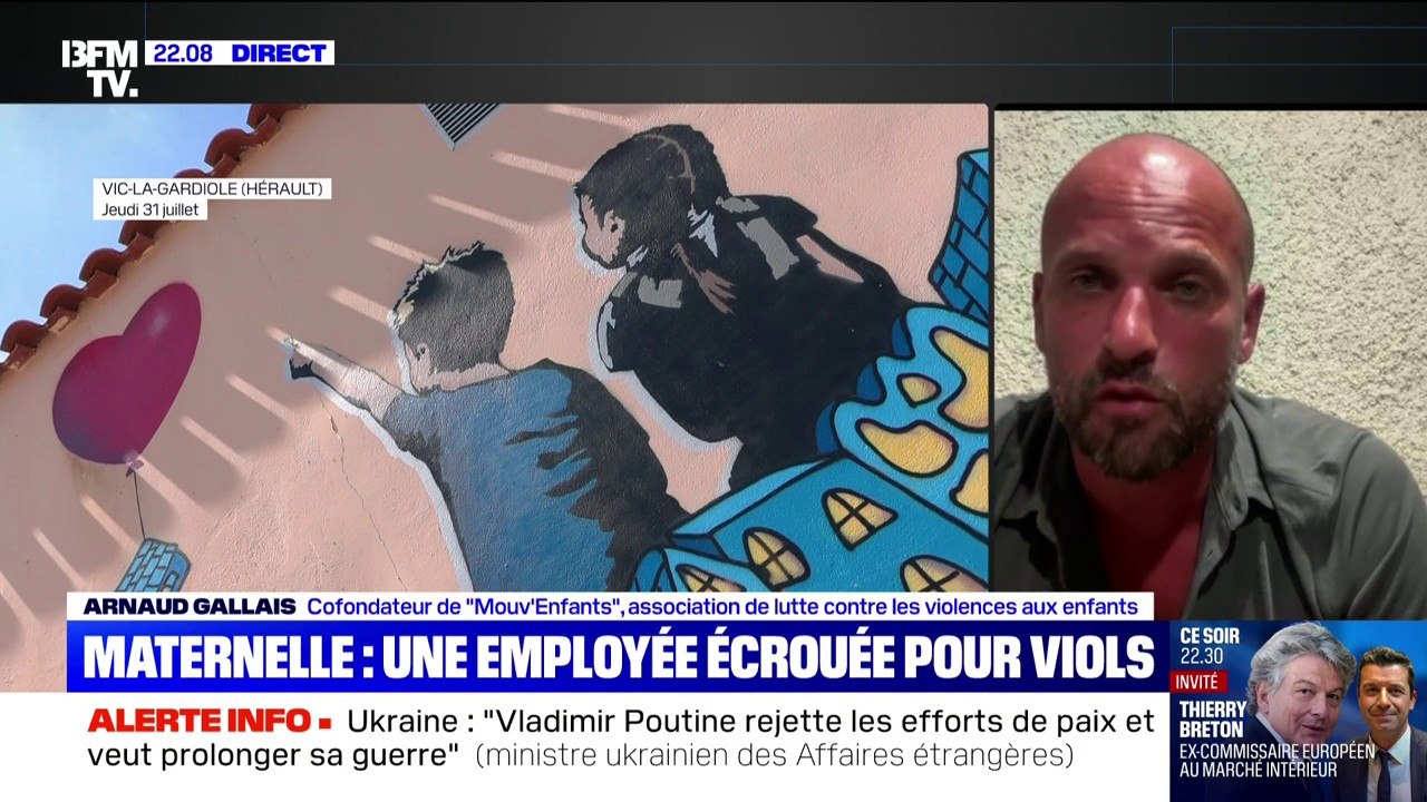 Agressions sexuelles dans une école maternelle: " 1 enfant en France est victime de violences sexuelles toutes les 3 minutes", rappelle Arnaud Gallais, cofondateur de "Mouv'Enfants"