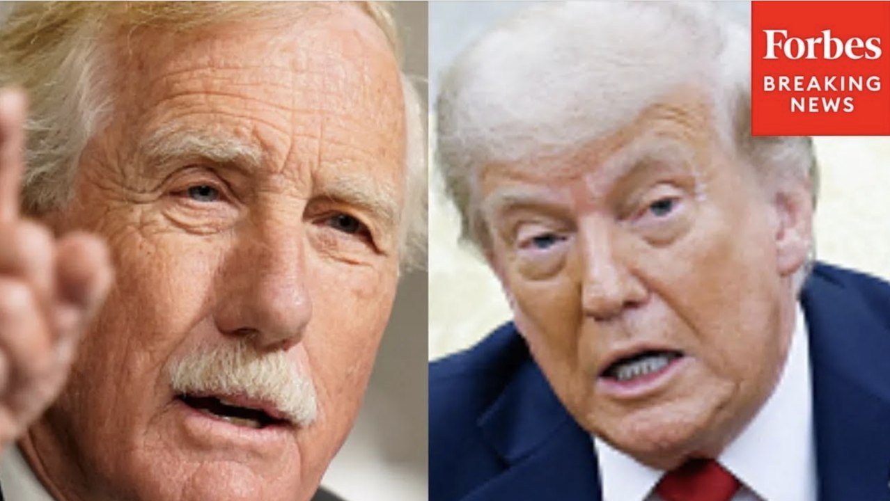 'The Job Is Going Away Before You Get There': Angus King Slams Trump Over  Pentagon Staff Cuts