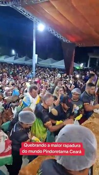 Cidade no Ceará bate recorde com maior rapadura do mundo
