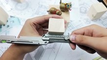 Titanium Multifunctional EDC Foldable Measuring Ruler