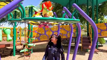 Ellie's Car Garage Adventure Slime, Rocks & More with Wendy and Eric