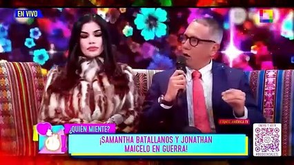 ¡SAMANTHA BATALLANOS Y JONATHAN MAICELO EN GUERRA! | Willax