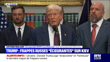 Donald Trump juge "écœurante" la dernière vague de frappes russes en Ukraine