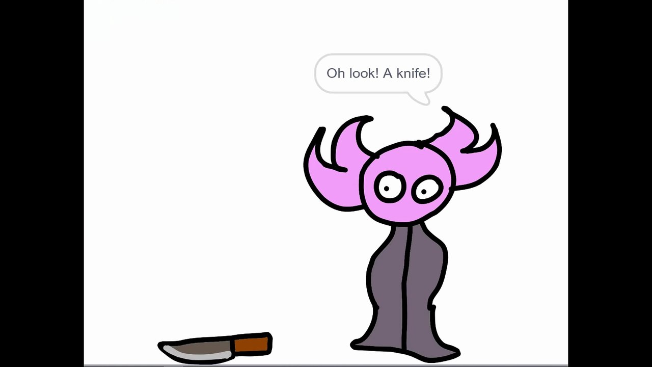 A knife!