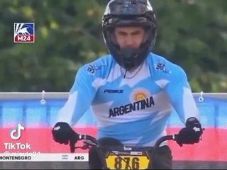 Un argentino se consagró campeón en el Mundial BMX en Dinamarca