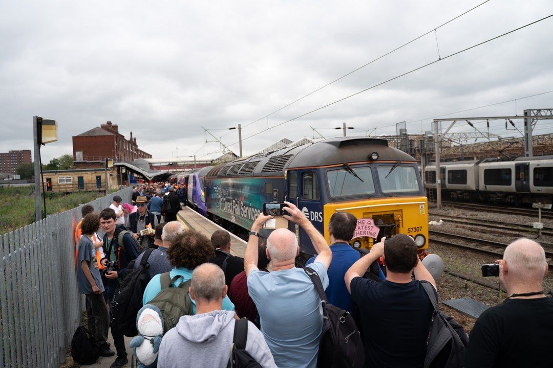 The Greatest Gathering: Incredible drone footage as world’s largest railway festival opens in Derby