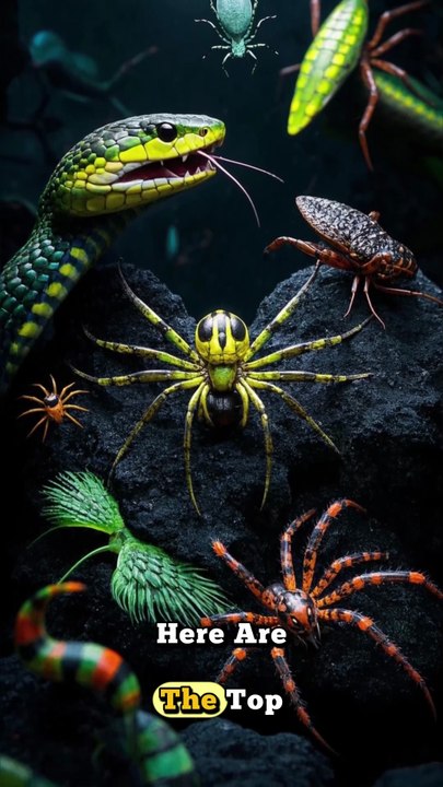 Top 10 Most Poisonous Animals in the World | Deadliest Creatures Revealed!