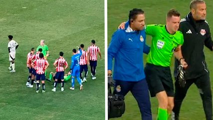 Leagues Cup: árbitro se lesiona y es sustituido durante el Chivas vs New Yord RB