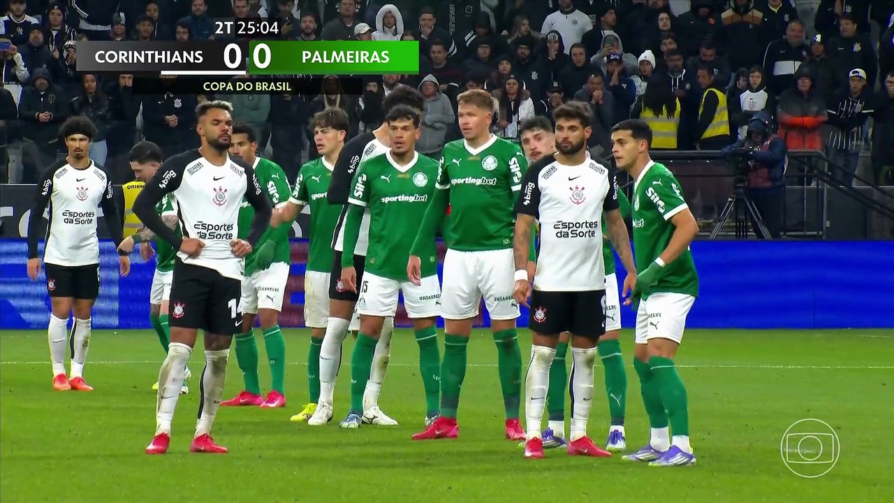 Corinthians x Palmeiras (Copa do Brasil 2025 Oitavas de Final; Jogo de ...