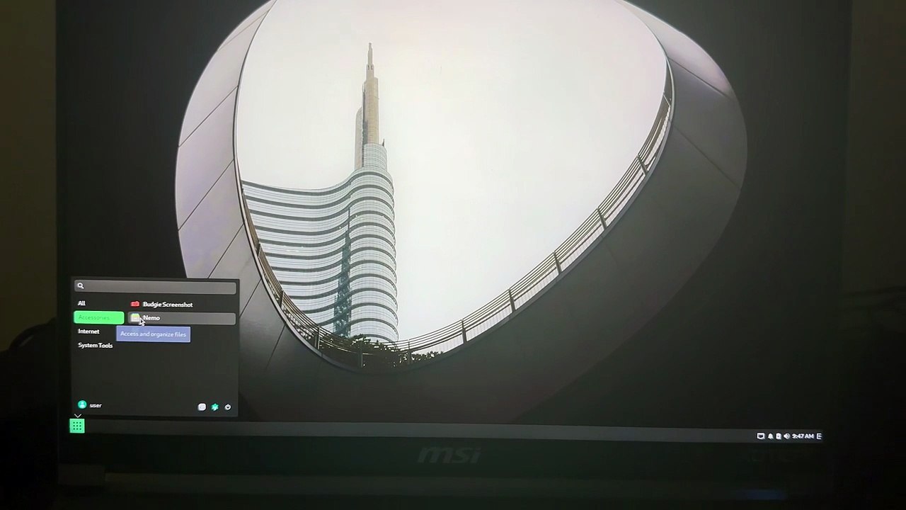 Arch Linux Budgie Desktop