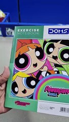 Unboxing & Review of VIRAL DOMS New Launch Powerpuff Girls Notebook | 172 Pages @ ₹55