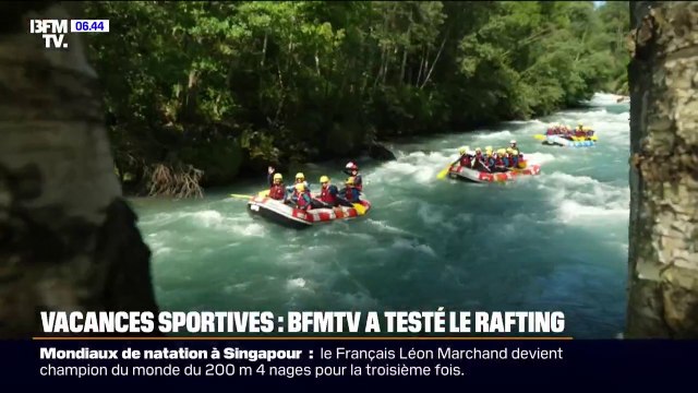 Adrénaline, paysages et rapides... BFMTV teste pour vous le rafting