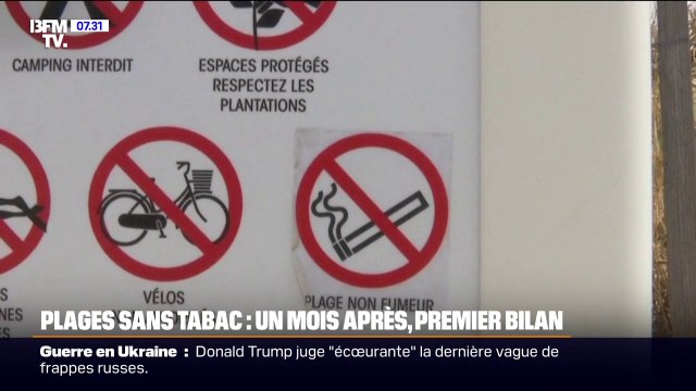L'interdiction de fumer sur les plages peine à être appliquée un mois après sa mise en œuvre