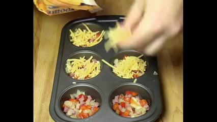 Muffin Tin Omlets