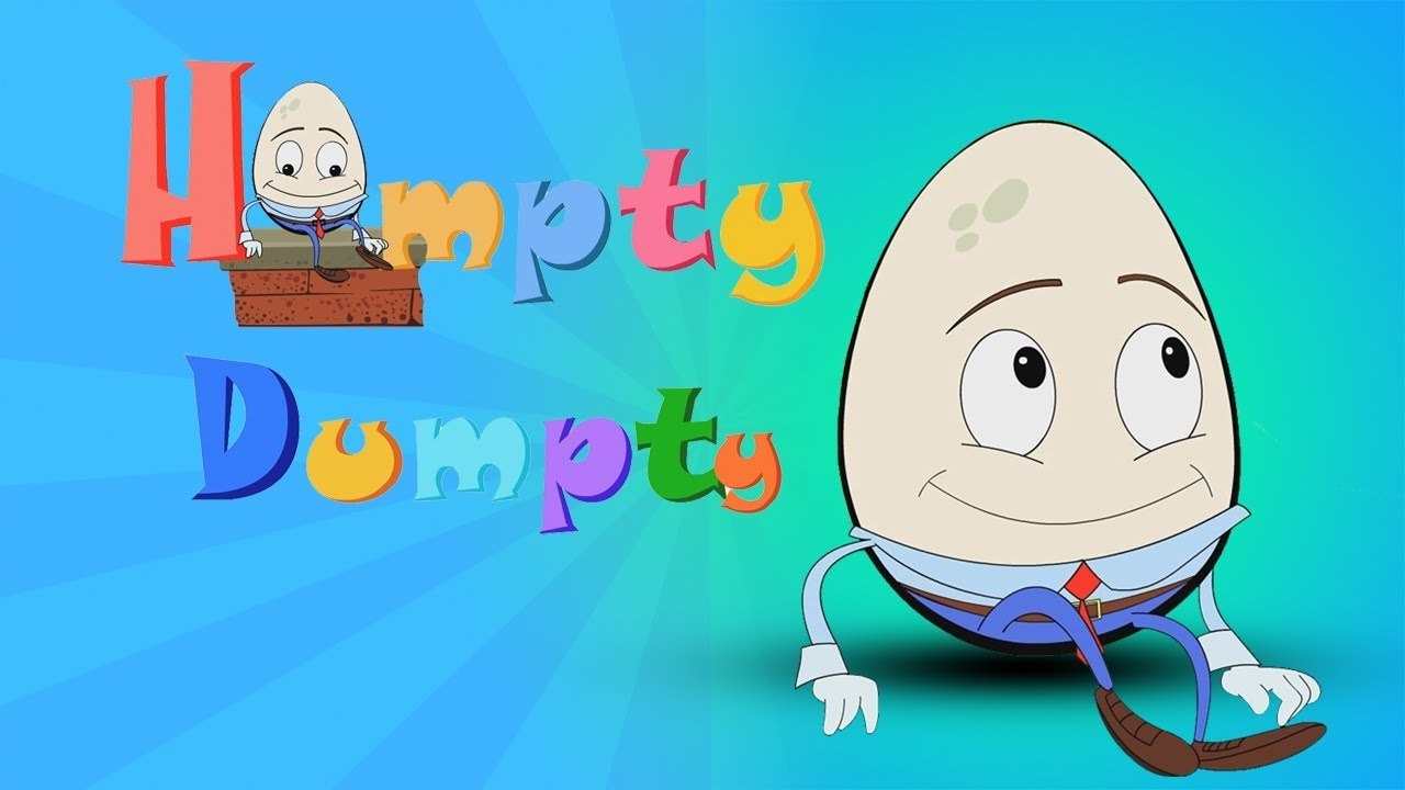 Humpty dumpty assis sur un mur | Chansons pour enfants | Nursery Rhyme | Humpty Dumpty Poems