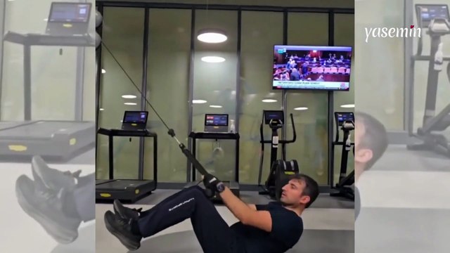 Selçuk Bayraktar spor salonundan paylaştı! Spor yaptığı anlar gündem oldu