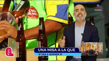 En esta misa, el brindis es parte del ritual | Qué Importa