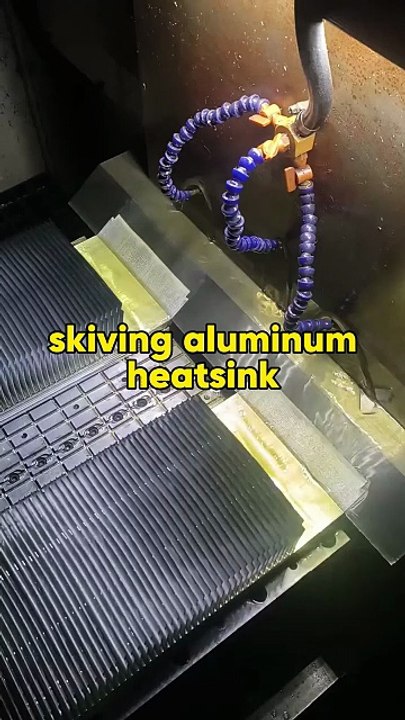 skiving aluminum heatsink