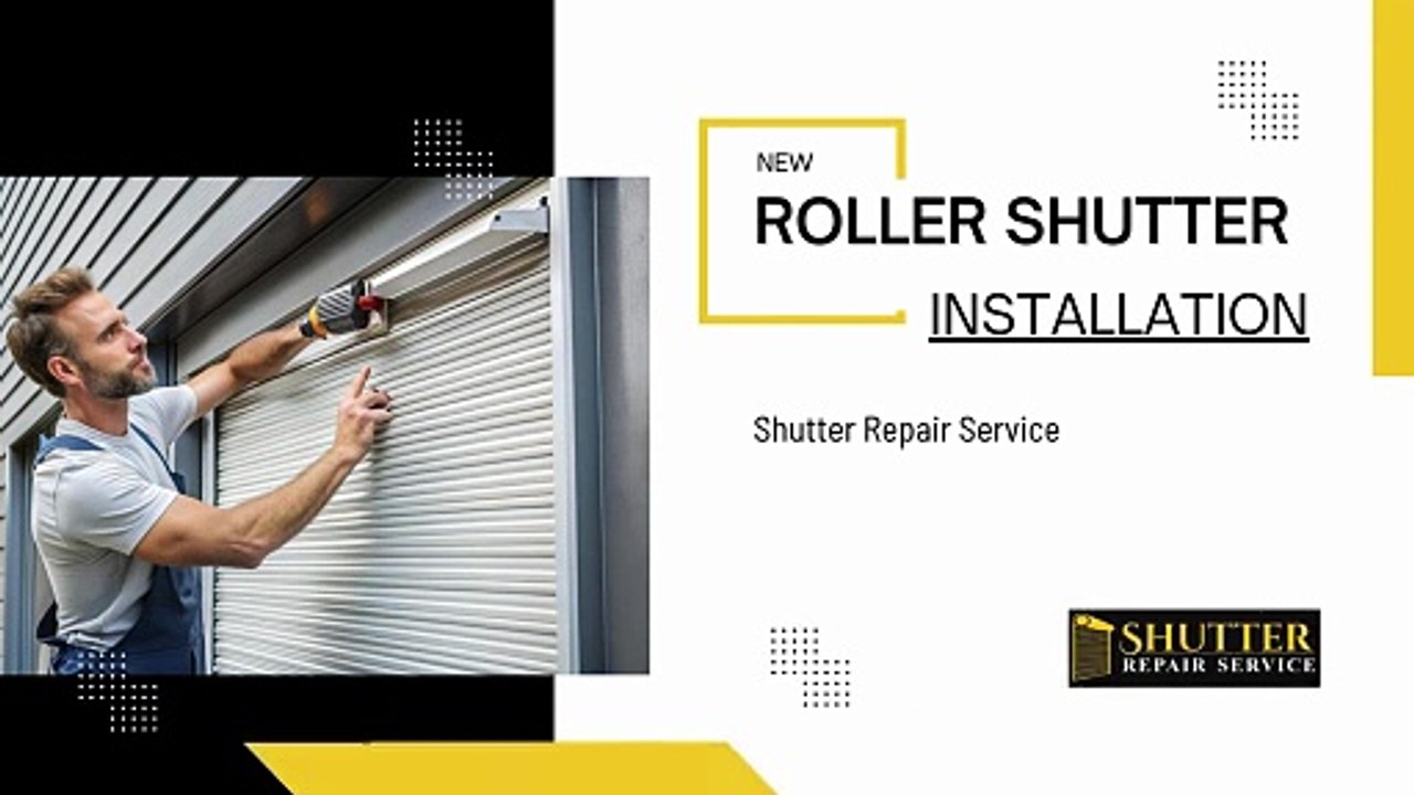 New Roller Shutter Installation