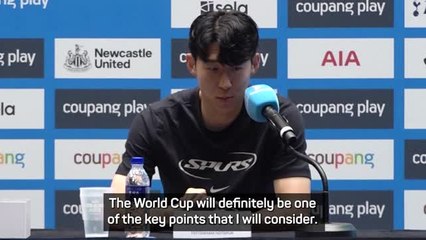 2026 World Cup 'key point' in deciding next club - Son