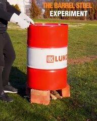 Insane Barrel + Steel Experiment You Have to See!