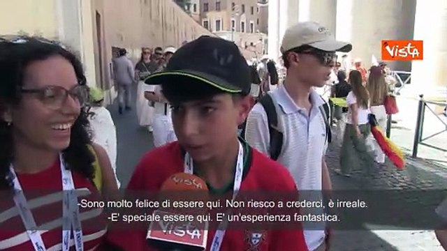 Giubileo giovani, voci dei ragazzi a San Pietro: E' fantastico, capita una volta nella vita