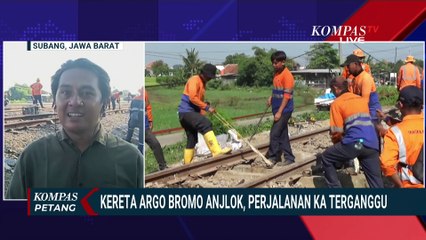 Terbaru! Situasi Evakuasi Kereta Argo Bromo Anggrek Anjlok di Subang-Update Proses Normalisasi Rel