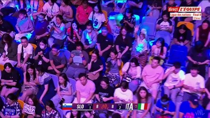 Le replay de Italie - Slovénie (set 4) - Volley - Ligue des Nations