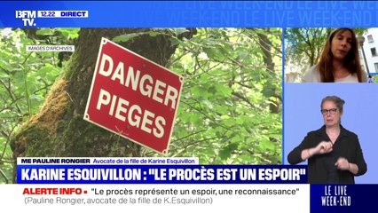 Mort de Karine Esquivillon: "elle attend de ce procès la reconnaissance pleine et entière de la souffrance que (son père) a infligé à sa famille", explique l'avocate de la fille de Karine Esquivillon