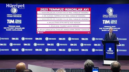 Temmuz ayı ihracat rekoru kırıldı