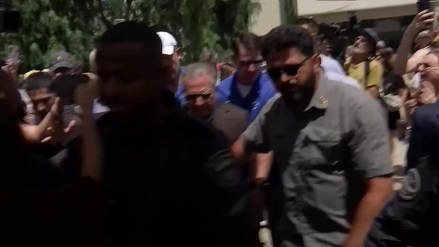 US envoy Witkoff arrives to Hostages Square in Tel Aviv to meet families of Israeli hostages