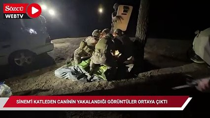 Sinem'i katleden caninin yakalandığı görüntüler ortaya çıktı