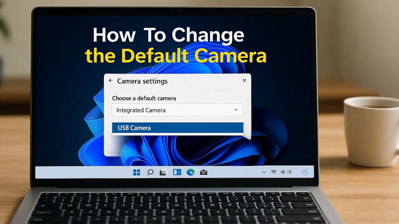 Change Default Internal Camera to External Webcam on Windows | Quick ...