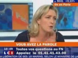 Marine LE PEN répond calomnie  la haine une sioniste