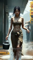 A Asian Woman in a Hurry #asianwoman #chinesewoman #japanesewomen