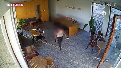 Diyarbakır'da hırsızlık anı güvenlik kamerasında