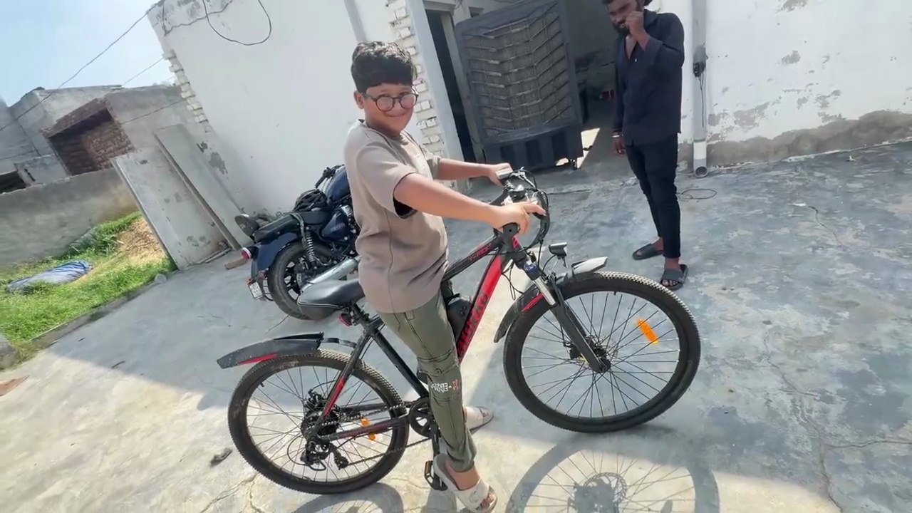 Nikku Vlogz - My new electric Bicycle latest video nikku vlogz block ...