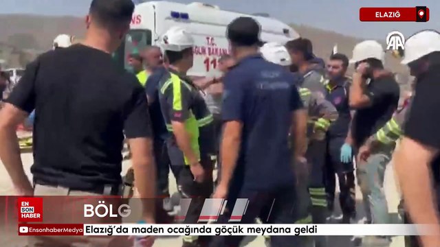 Elazığ'da maden ocağında göçük meydana geldi