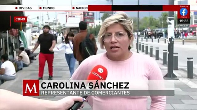 Vendedores ambulantes son retirados de los alrededores de Buenavista