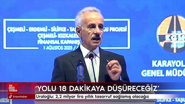 Abdülkadir Uraloğlu: 2,2 milyar lira yıllık tasarruf sağlamış olacağız